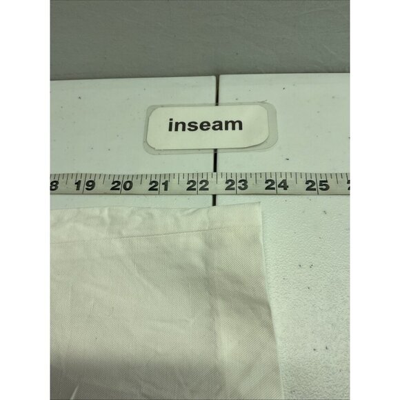 Vince‎ Womens Size 4 Linen Blend Wide Leg cropped Pants Ivory career classy - Picture 9 of 13